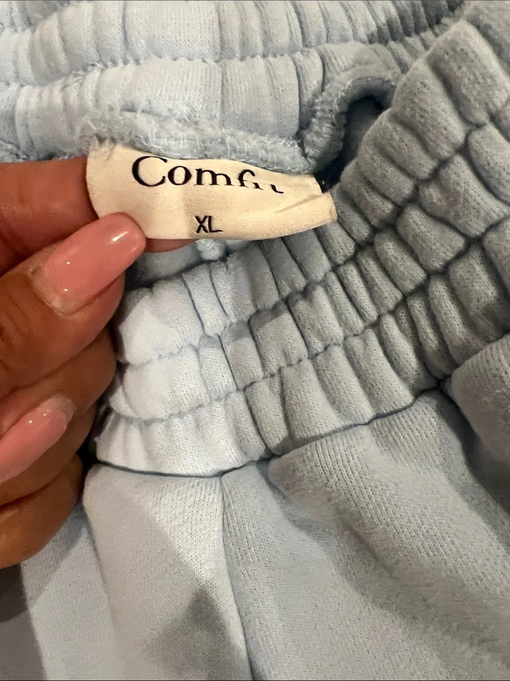 Kids Pastel Blue Comfort Jogger Sweatpants
